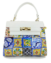 Carica l'immagine nel visualizzatore di Gallery, Borsa modello Rakelly 2024 piastrelle Caltagirone
