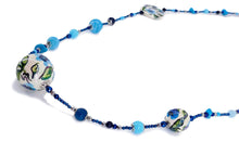 Load image into Gallery viewer, Long necklace with tiles (green)