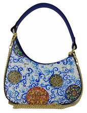 Load image into Gallery viewer, Luna model bag 2024 blue swirl