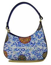 Load image into Gallery viewer, Luna model bag 2024 blue swirl