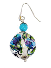 Carica l'immagine nel visualizzatore di Gallery, Orecchini a forma di pallina e turchese