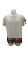 Carica l'immagine nel visualizzatore di Gallery, Maglietta da uomo MODELLO 500 PATCHWORK(beige)