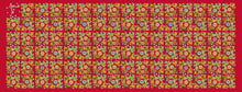 Load image into Gallery viewer, Caltagirone red flower foulard