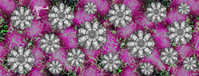 Load image into Gallery viewer, Purple daisy foulard
