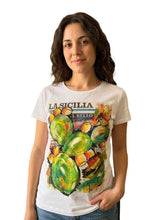 Load image into Gallery viewer, Women's T-Shirt prickly pears news papers