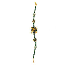 Carica l'immagine nel visualizzatore di Gallery, Bracciale con piastrella verde