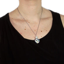 Carica l'immagine nel visualizzatore di Gallery, Collana girocollo con decoro faccina blu