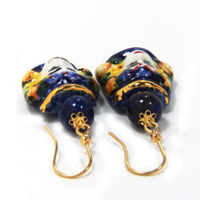Carica l'immagine nel visualizzatore di Gallery, Orecchini con testa di Caltagirone (blu)