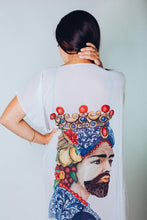 Load image into Gallery viewer, Kaftan with king & queen (white)