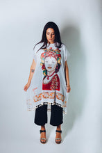 Load image into Gallery viewer, Kaftan with king & queen (white)