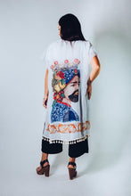 Load image into Gallery viewer, Kaftan with king & queen (white)