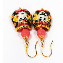 Carica l'immagine nel visualizzatore di Gallery, Orecchini con testa di Caltagirone (rosa)