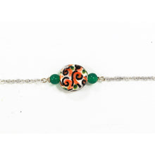 Carica l'immagine nel visualizzatore di Gallery, Bracciale in acciaio con ceramica.