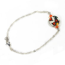 Carica l'immagine nel visualizzatore di Gallery, Bracciale in acciaio con ceramica.