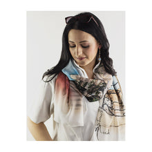 Load image into Gallery viewer, Foulard Sicilia baroque view