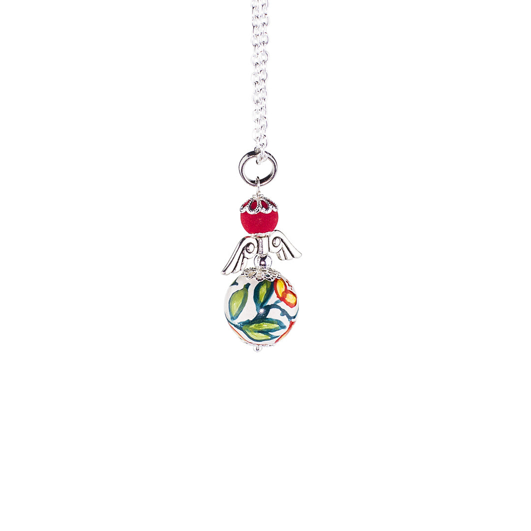 Collana Con Ali D'Angelo In Metallo – Ciondolo Ala Di Cavallo – Stile Retrò, Regalo Universale
