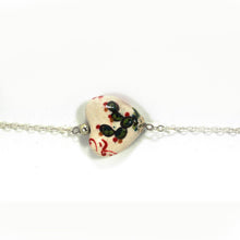 Load image into Gallery viewer, Bracelet with heart-shaped ceramic (prickly pears)