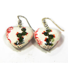 Carica l'immagine nel visualizzatore di Gallery, Orecchini a forma di cuore (fichi)