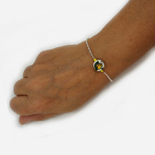 Carica l'immagine nel visualizzatore di Gallery, Bracciale in acciaio con ceramica.