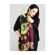 Load image into Gallery viewer, Foulard prickly pears (bourgandy)