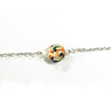 Carica l'immagine nel visualizzatore di Gallery, Bracciale in acciaio con ceramica.