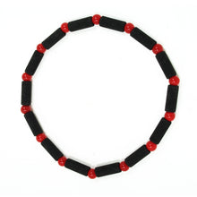 Carica l'immagine nel visualizzatore di Gallery, Bracciale elastico per uomo con lava dell'Etna