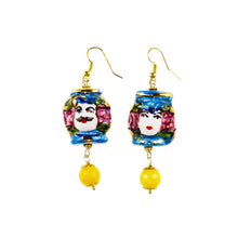 Carica l'immagine nel visualizzatore di Gallery, Orecchini testa di Caltagirone (diversi colori)