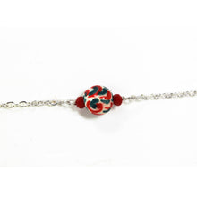 Carica l'immagine nel visualizzatore di Gallery, Bracciale in acciaio con ceramica.