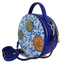 Load image into Gallery viewer, Tamburello model bag 2024 blue swirl
