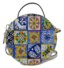 Load image into Gallery viewer, Tamburello model bag 2024 Caltagirone tiles
