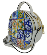 Load image into Gallery viewer, Tamburello model bag 2024 Caltagirone tiles
