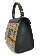 Load image into Gallery viewer, Rakelly 2024 Caltagirone flower in black model bag
