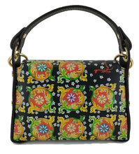 Load image into Gallery viewer, Black Caltagirone Flower phone holder model bag
