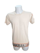 Carica l'immagine nel visualizzatore di Gallery, Maglietta da uomo MODELLO FICHI GIORNALE PATCHWORK(beige)
