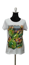 Load image into Gallery viewer, Women's T-Shirt prickly pears news papers
