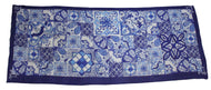 Foulard piastrelle di Caltagirone blu