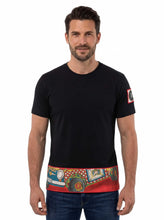 Carica l'immagine nel visualizzatore di Gallery, Maglietta da uomo MODELLO 500 PATCHWORK(nero)
