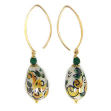 Load image into Gallery viewer, GREEN DROP EARRINGS
