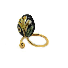 Load image into Gallery viewer, RING BLACK CALTAGIRONE
