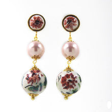 Load image into Gallery viewer, PINK EARRINGS&amp;PEARLS
