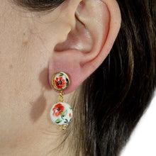 Load image into Gallery viewer, SMALL POPPY EARRINGS
