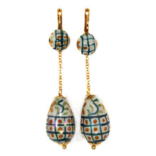 Load image into Gallery viewer, DROP EARRINGS OF THE GREEN SET
