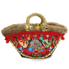 Load image into Gallery viewer, HAND BAG &quot;COFFA&quot; RED CART(SMALL)
