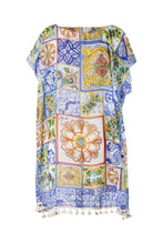 Load image into Gallery viewer, Kaftan with Caltagirone tile design
