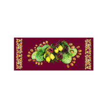 Load image into Gallery viewer, FOUALRD FOR WOMEN PRICKLY PEARS (BURGUNDY) IN SILK CHIFFON WITH ARTISTIC PRINTS THAT COME FROM PAINTINGS.
