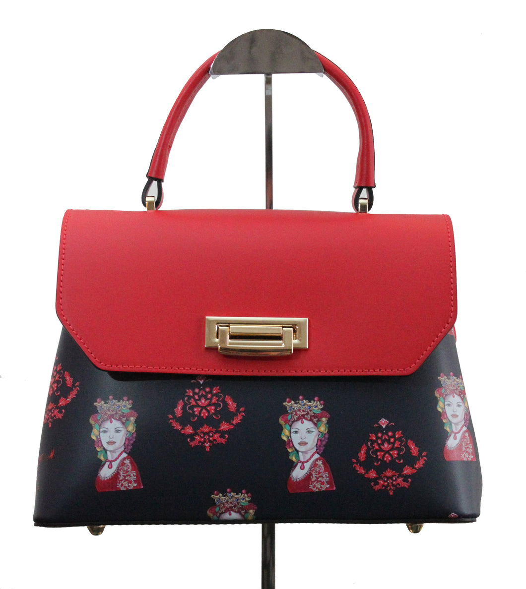 Marika model clutch bag - Red queen