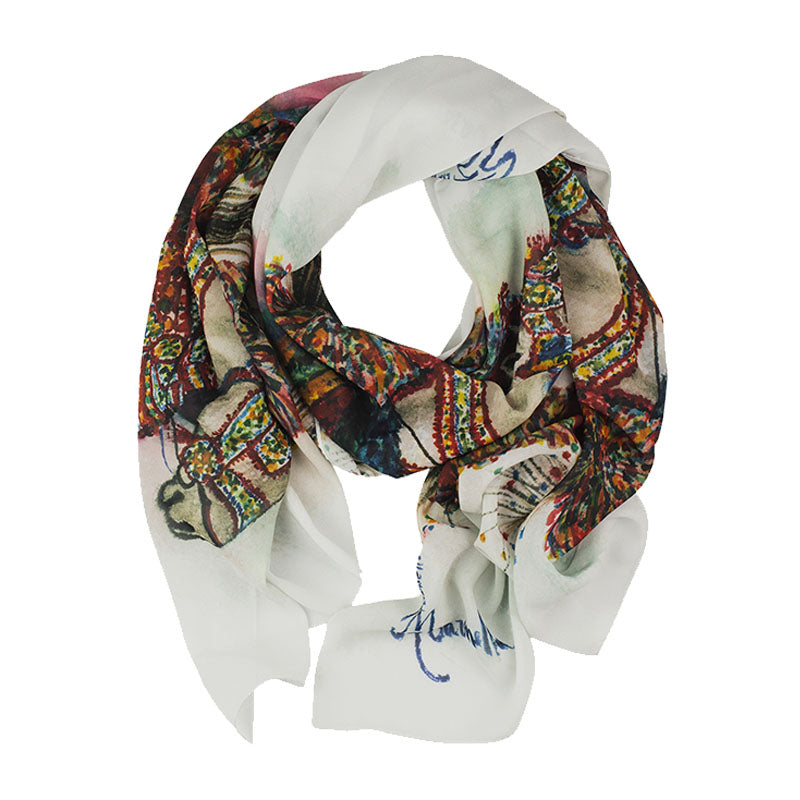 Foulard scecco del carretto siciliano